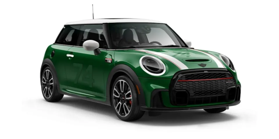 2022 Mini JCW Hardtop Anniversary Edition станет British Racing Green, ретро-знак Cooper