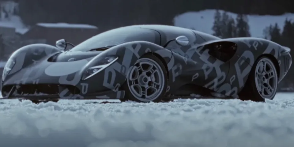 De Tomaso P72 звучит потрясающе во время зимних испытаний