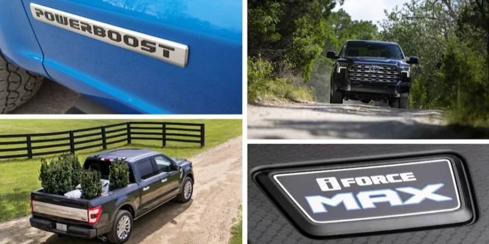 2022 Toyota Tundra Hybrid vs. Ford F-150 Hybrid | Сравнение спецификаций i-Force Max и PowerBoost