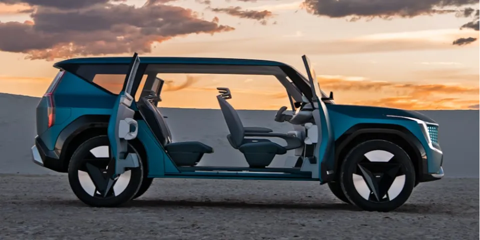 Kia Concept EV9 - это супер-Soul - один огромный, коробчатый электрический внедорожник