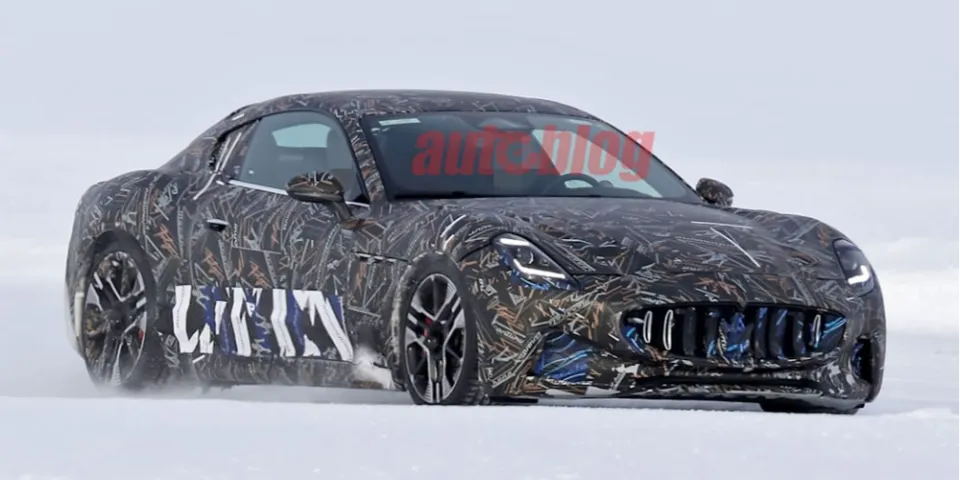 Maserati GranTurismo EV снова представлен на шпионских фотографиях