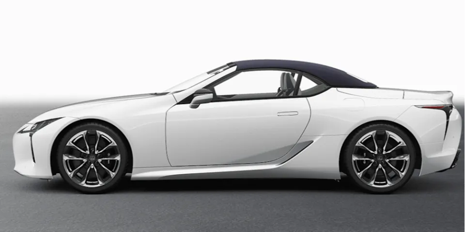 Кабриолет Lexus LC500 получил синий цвет интерьера и верха ... в Японии