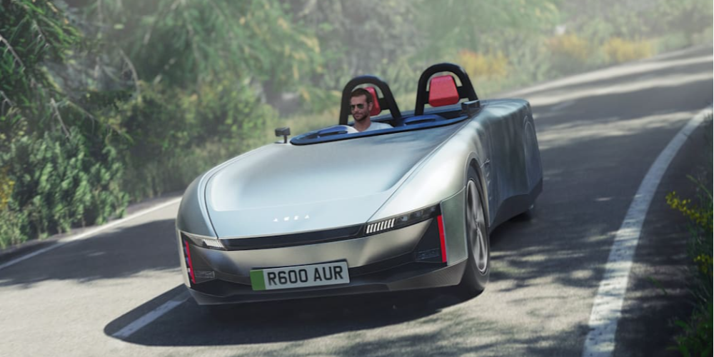 Электрический концепт Aura представляет собой спортивный автомобиль будущего для водителя