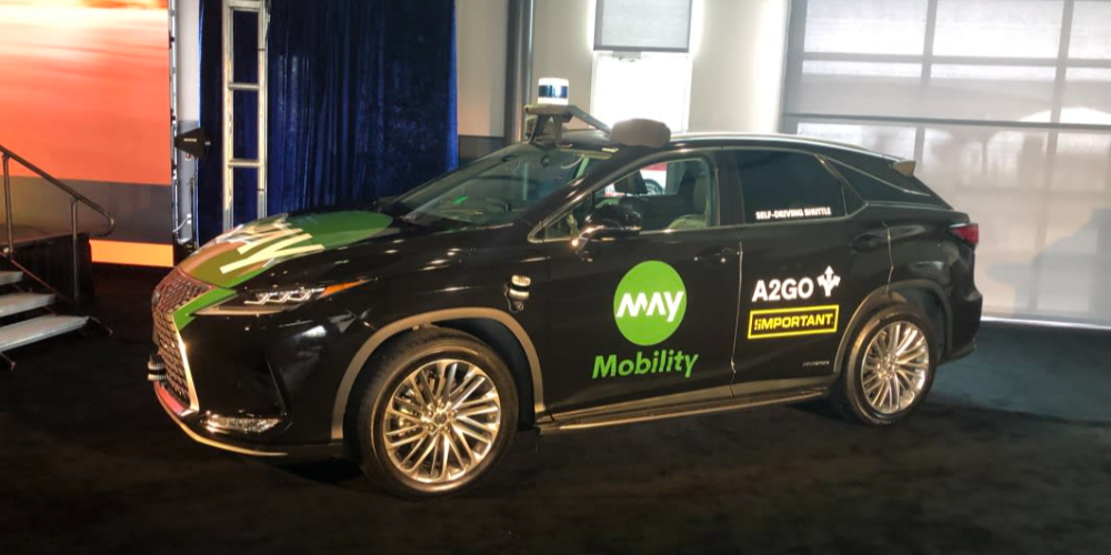 May Mobility объявляет о запуске автономного шаттла A2GO в Анн-Арборе, штат Мичиган.