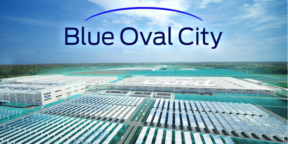 Гигантский Blue Oval City Ford для создания электрических грузовиков F-Series следующего поколения