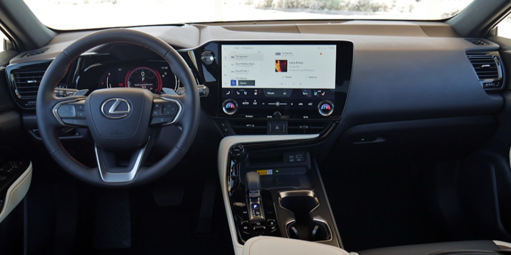 Обзор информационно-развлекательной системы 2022 Lexus NX с человеко-машинным интерфейсом