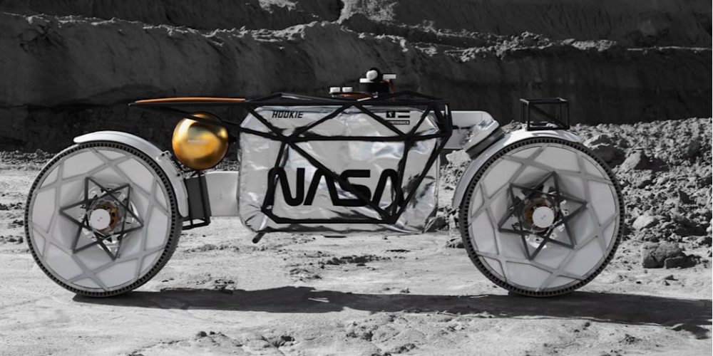 Вот как может выглядеть первый мотоцикл на Луне.